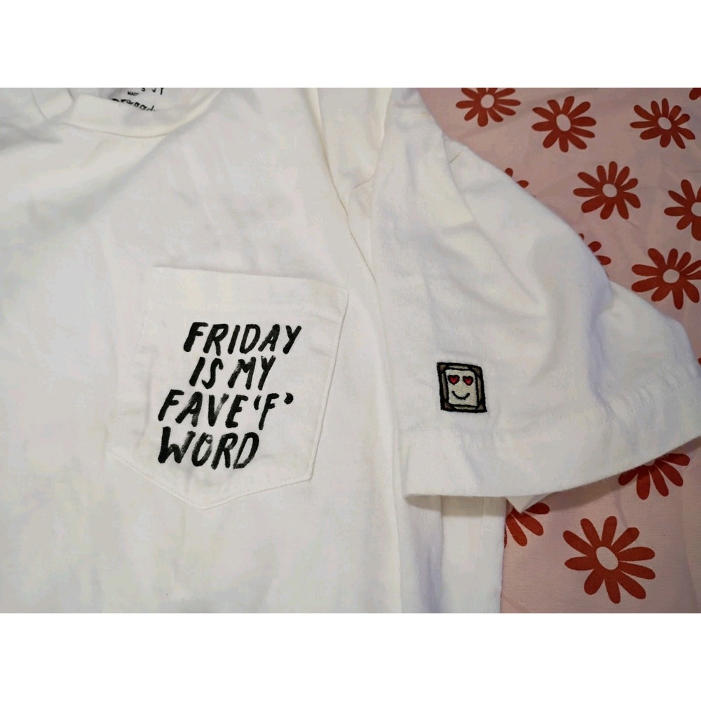 Friday Is My Fave F Word Uniqlo SPRZ NY Timothy Goodman Pocket Shirt Small - Picture 5 of 5